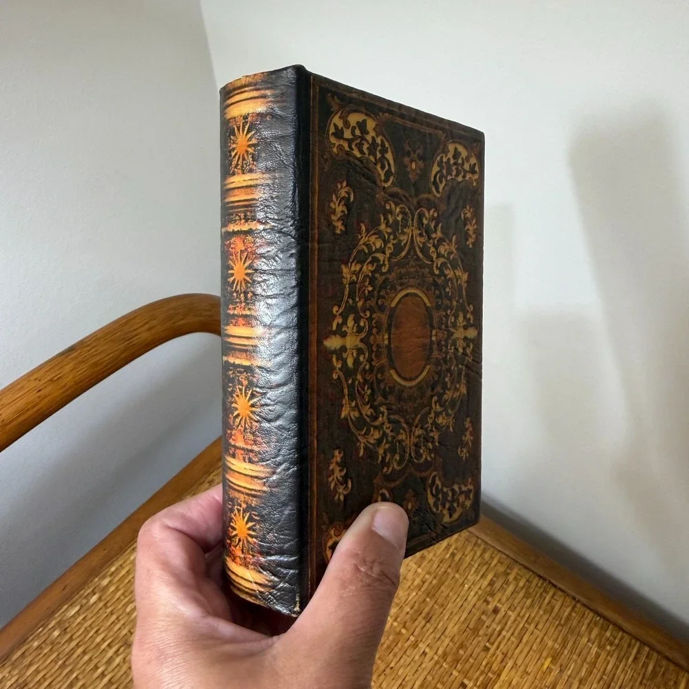 Hidden Storage Book Secret Stash Safe Box Library Core Grandmillennial Old World